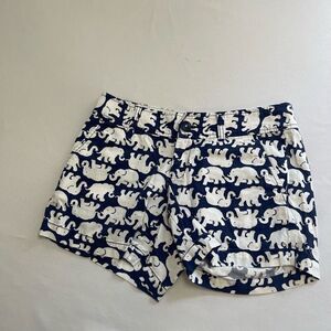 Lilly Pulitzer Elephant Tusk In The Sun Shorts Size 0
